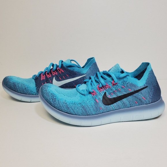 nike flyknit womens blue